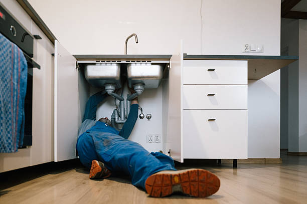 Professional Drain Cleaning technician working in Burlington, KS
